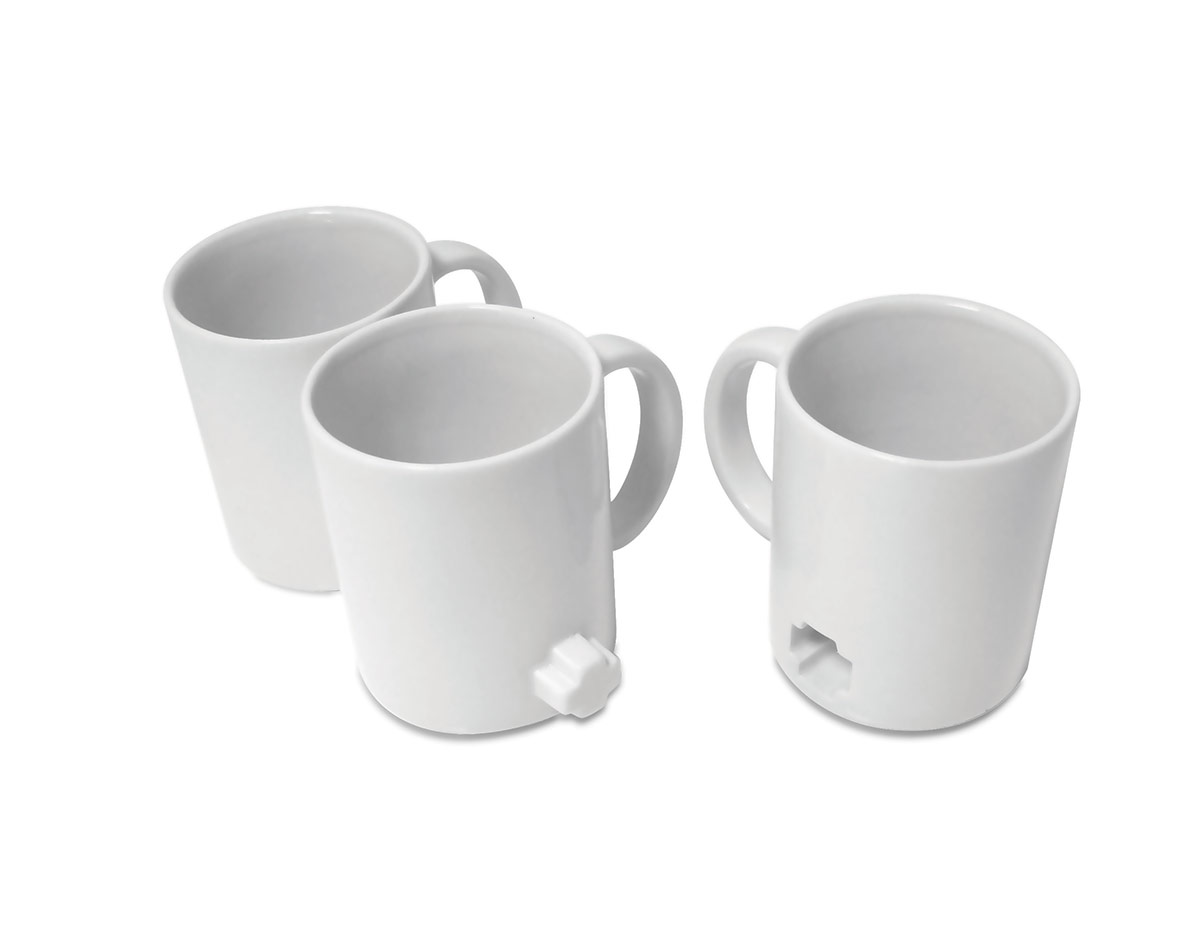 Ensemble de tasses interconnectées 2