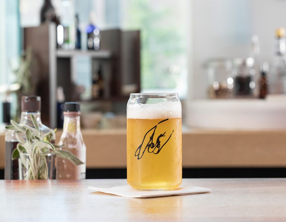 Bierglas-Set "Daumen drücken" 1